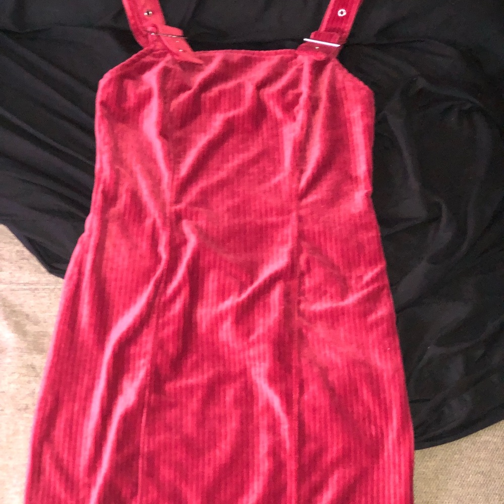 A red mini dress never worn